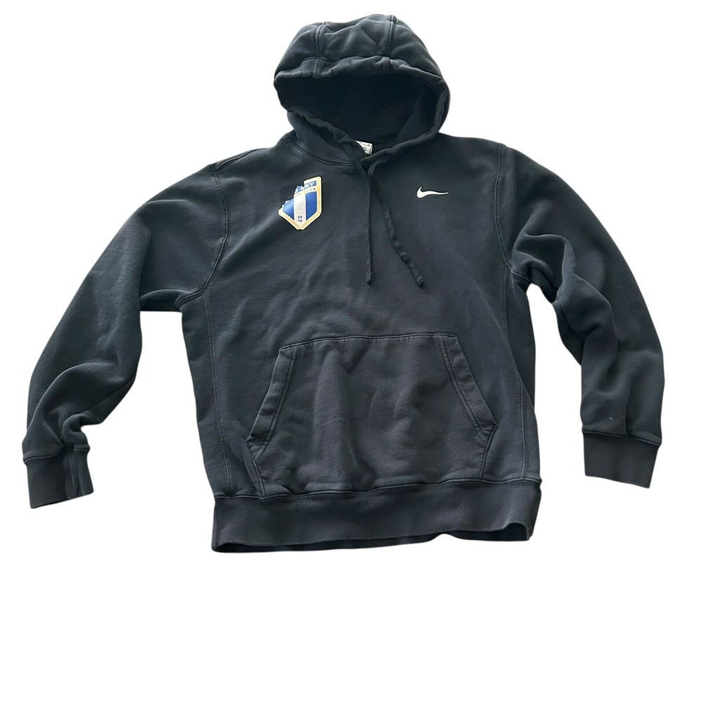 Nike‎ Club Pullover Hoodie Sweater Small 2018 Pocket Distressed Athletic Sporty